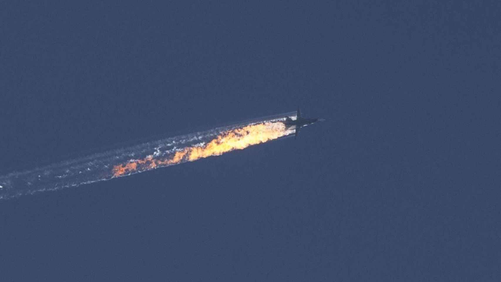 Resultado de imagen de derribo del caza ruso SU-24