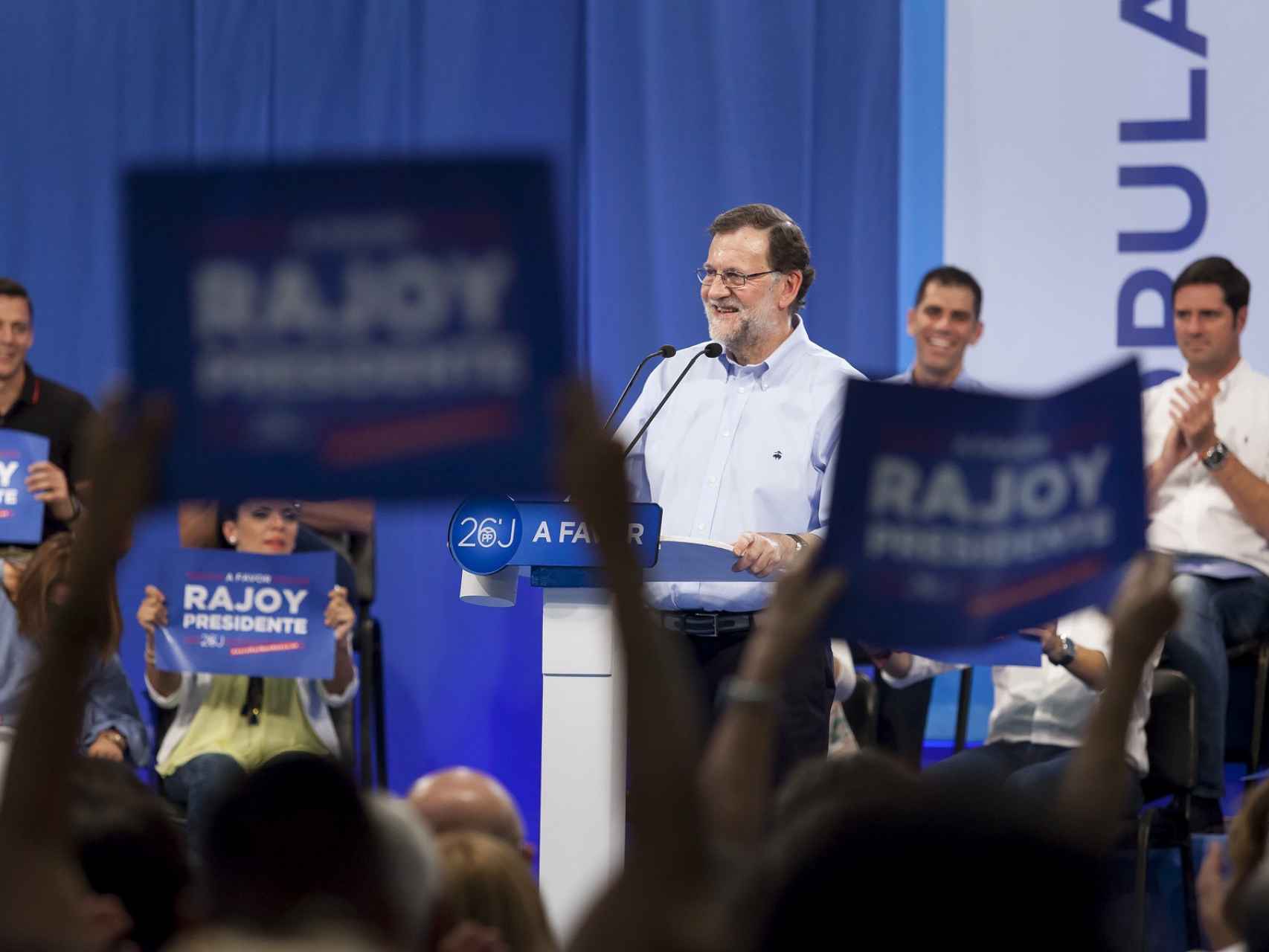 Mariano Rajoy, en el acto celebrado en Tenerife.