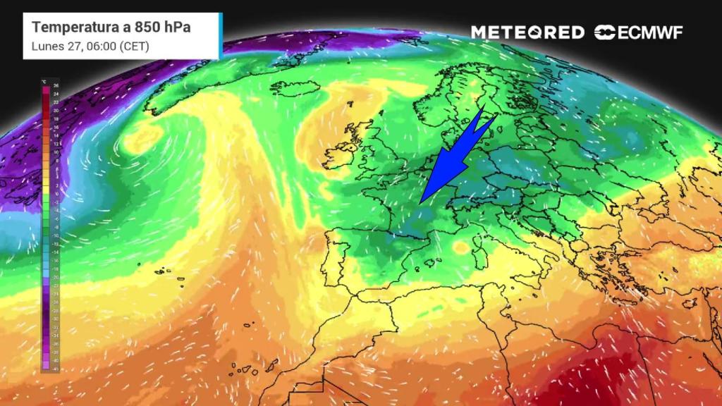 Llega un zarpazo de frío ártico intenso a España alerta de Aemet por