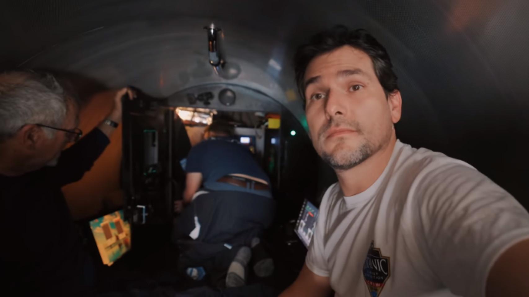 El vídeo del youtuber que viajó en el submarino Titan hace 11 meses