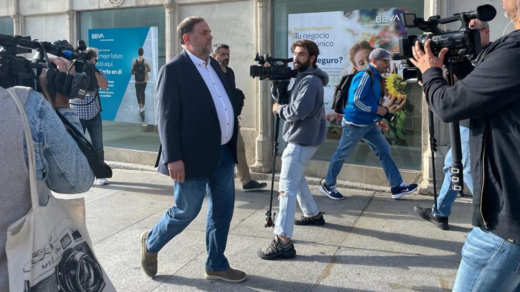 Junqueras A Las Puertas Del Congreso Ni Renuncia A La Unilateralidad