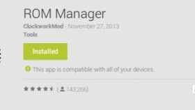 Google elimina ROM Manager de Google Play