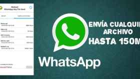 Cómo enviar por WhatsApp cualquier archivo de hasta 150MB