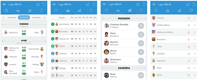Footbup - Española, sigue la mejor liga mundo en con tu Android