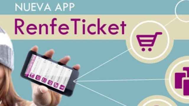 RenfeTicket, la aplicación oficial de Renfe gestiona tus billetes de tren desde tu móvil