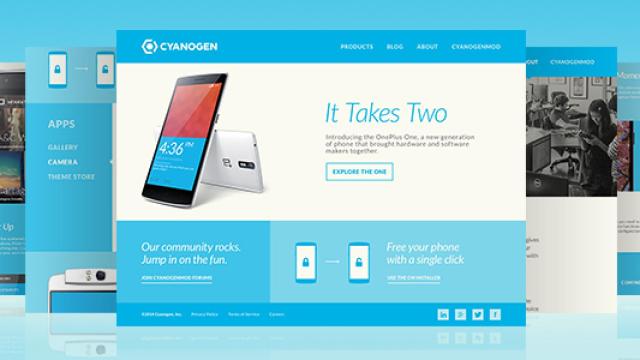 Nueva web oficial de Cyanogen: productos y mucha información sobre sus nuevas Apps de Cámara, Galería y Temas