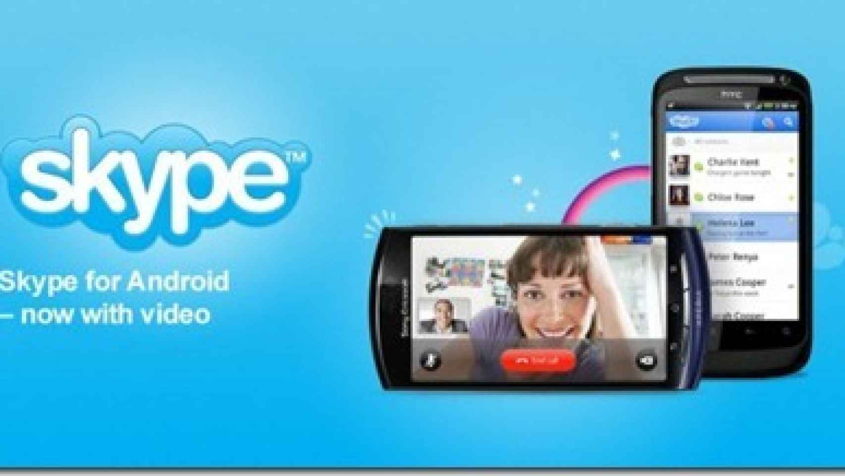 Videollamadas en Skype compatibles con el Galaxy S, S2 y otros teléfonos de manera no-oficial