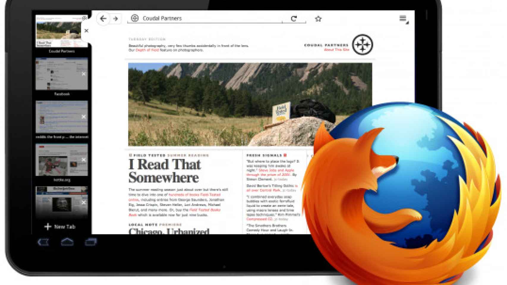 Firefox para Tablets Android