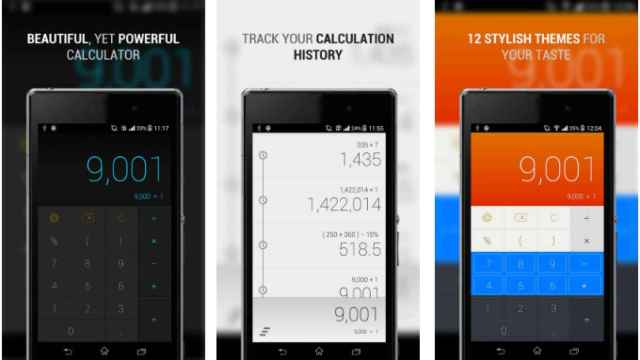 CALCU, posiblemente la mejor calculadora para Android, con gestos y múltiples temas