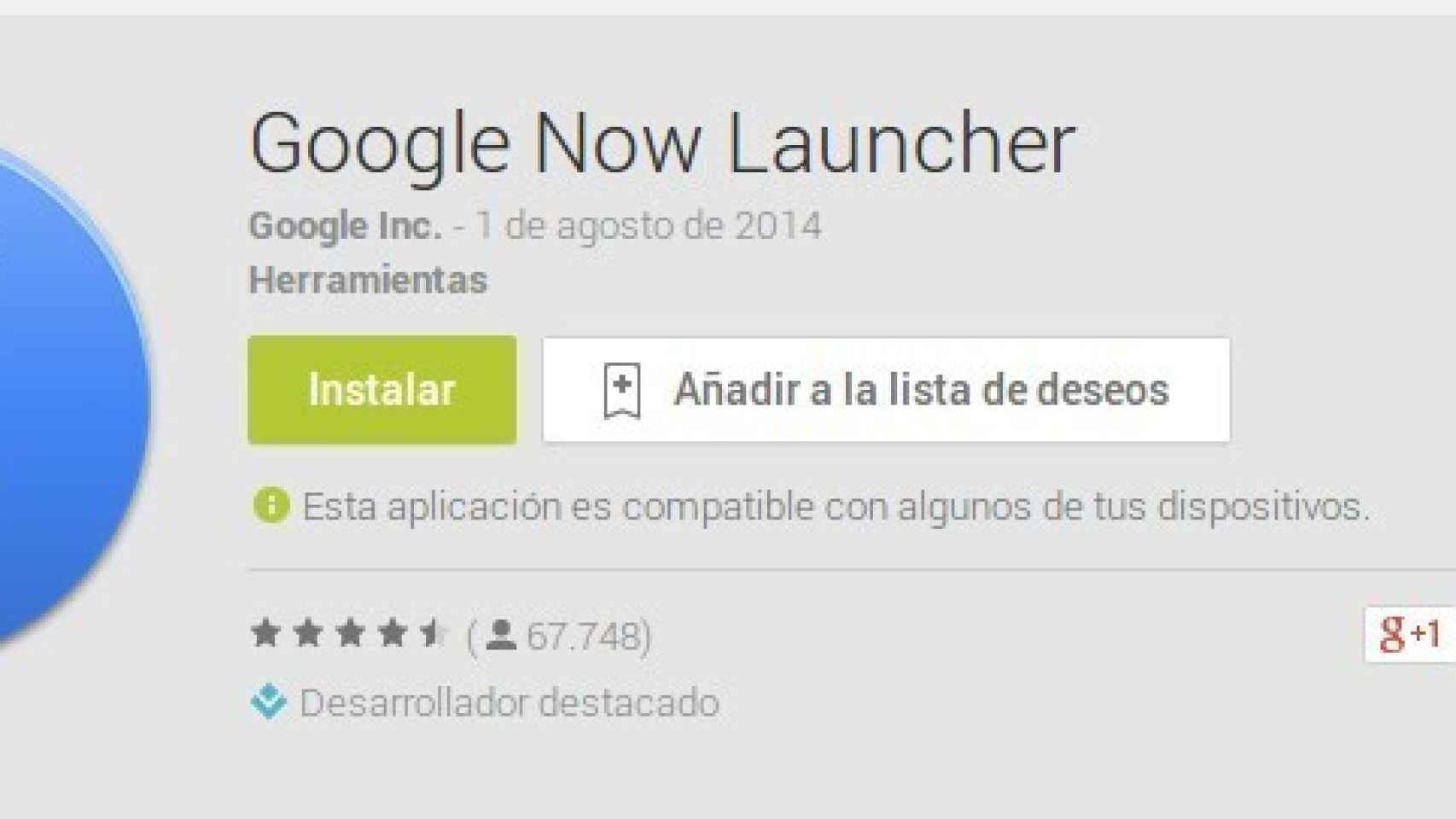 Google Now Launcher ya disponible para todos los dispositivos con Android 4.1 o superior