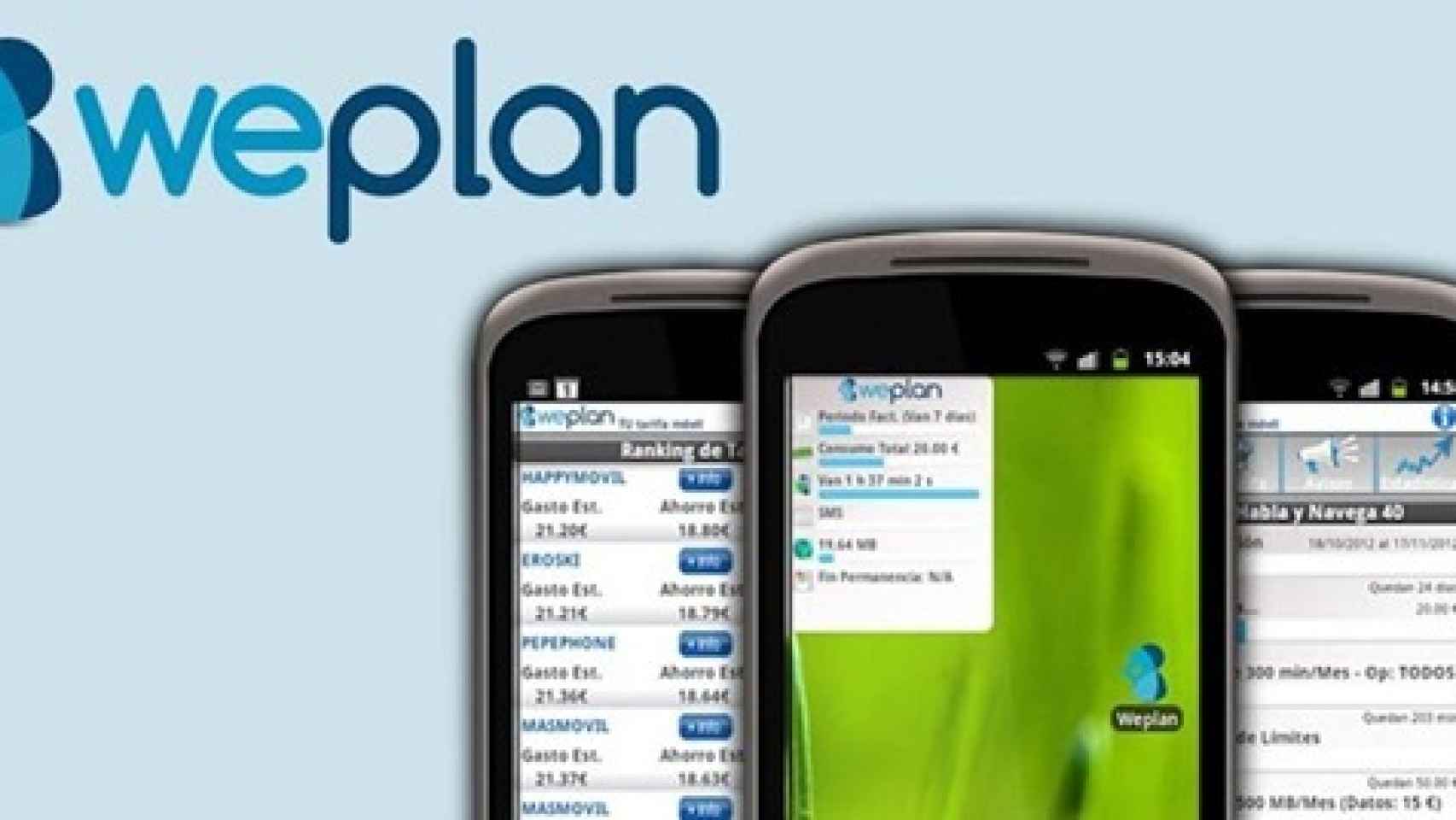 Weplan: Control total del consumo de tu teléfono