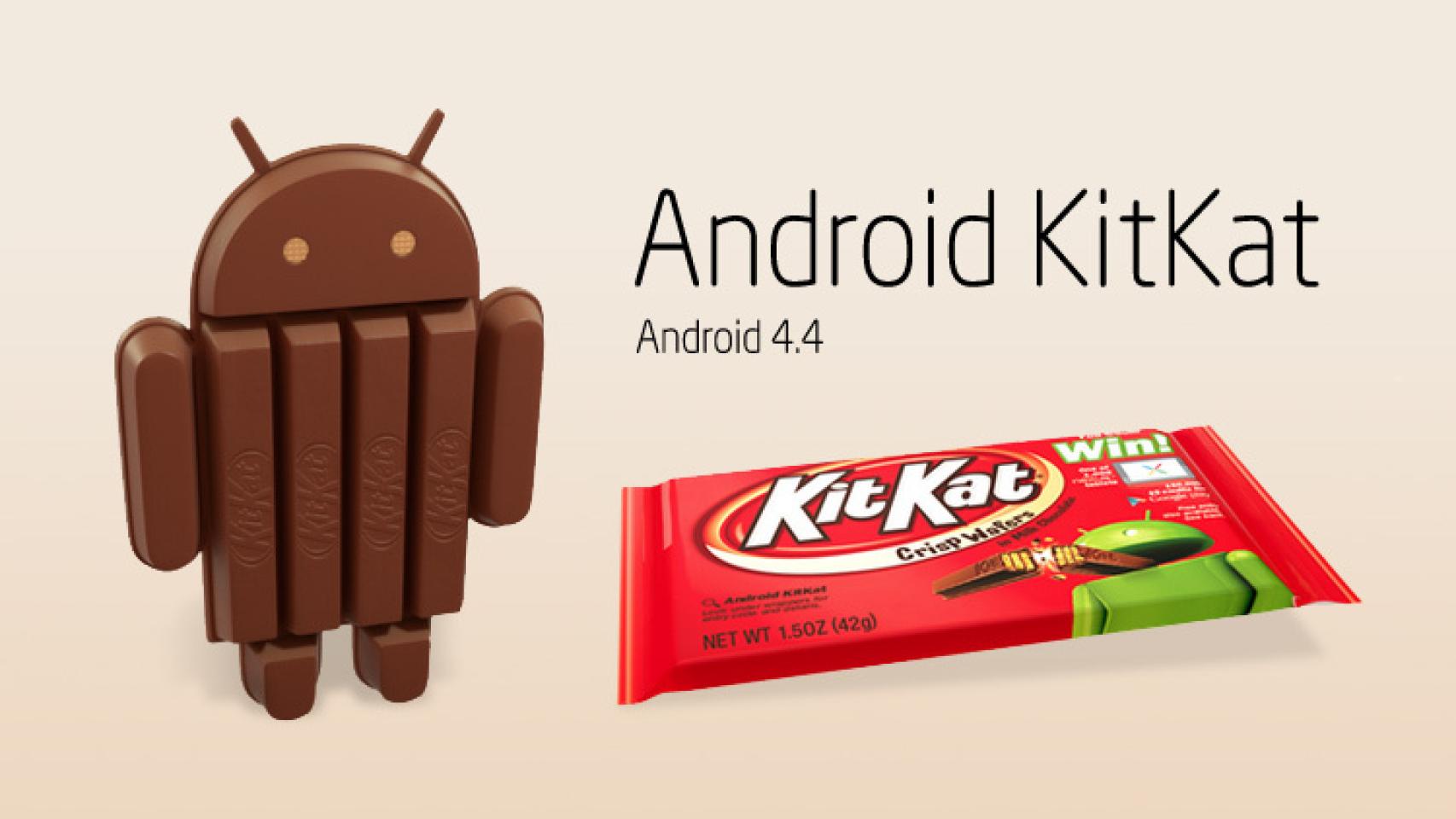 Android Kit Kat 4.4 añadiría soporte para dispositivos con poca RAM y