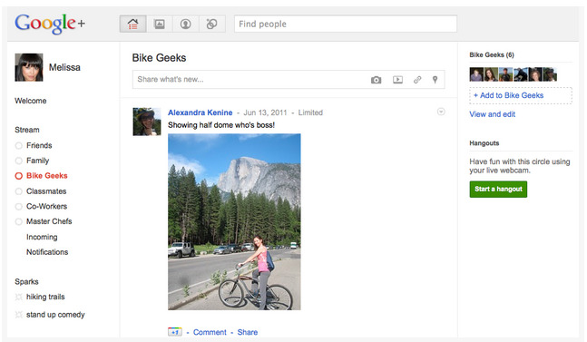 Google Plus Stream