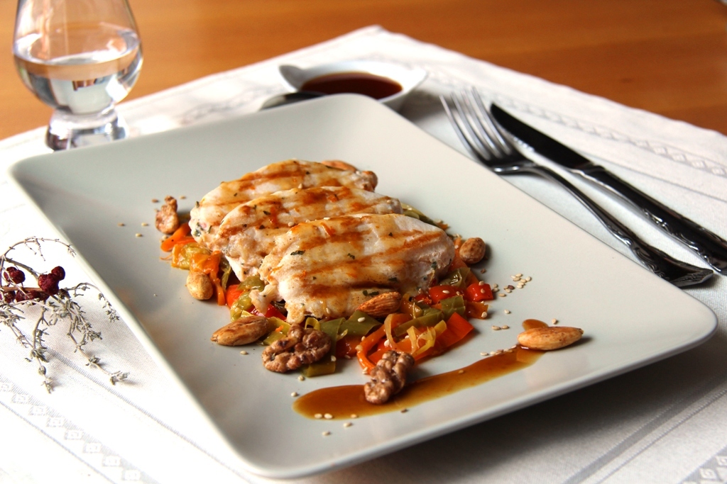 MEDALLONES POLLO CON SALSA MANDARINA 11 IMG_1409