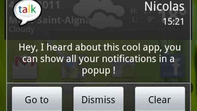 No te pierdas ninguna notificación con Popup Notifier para Android