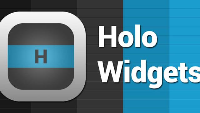 Holo Widgets: Un pack de widgets estilo Holo