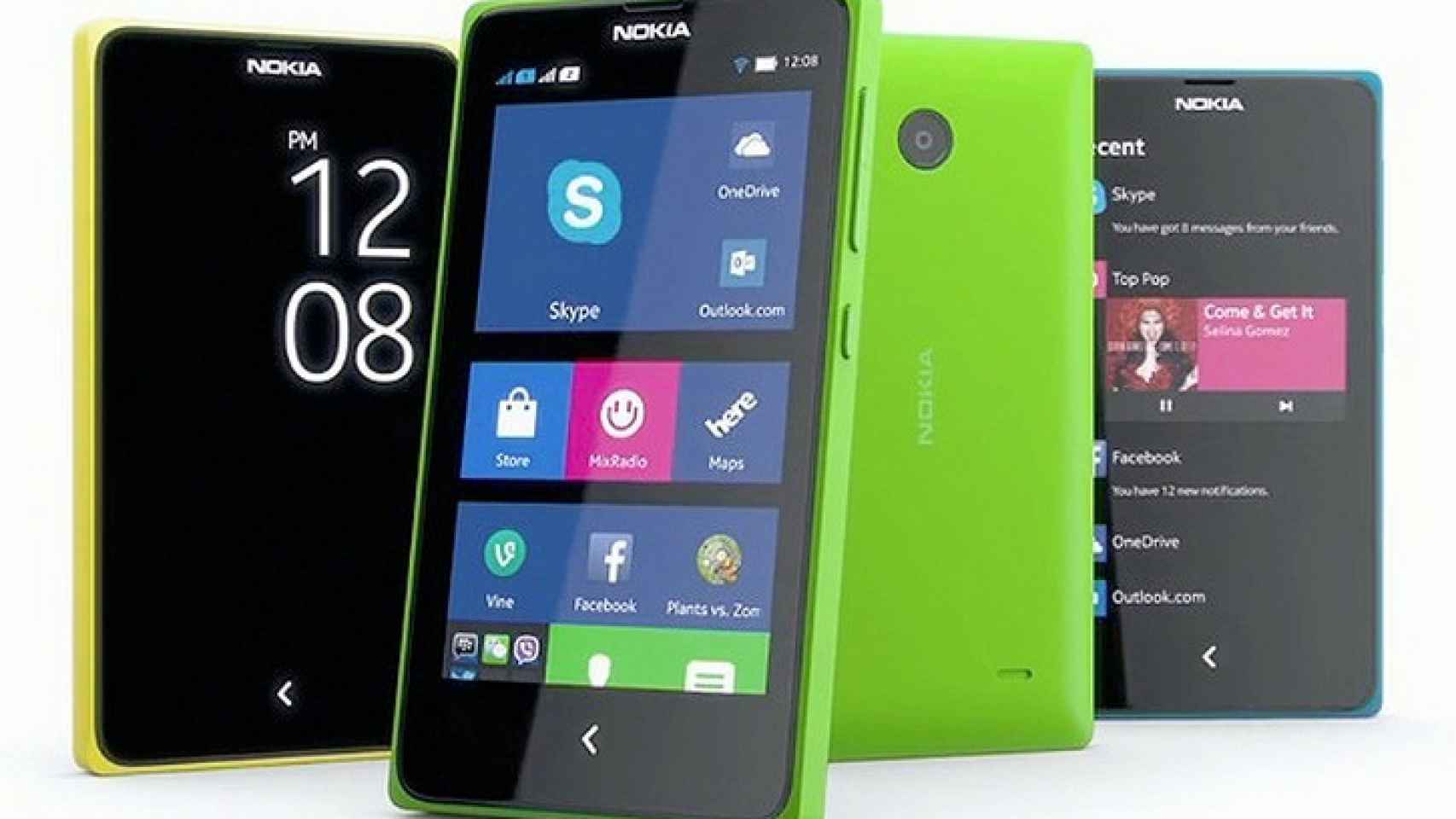 Nokia X y Nokia X+ con Android