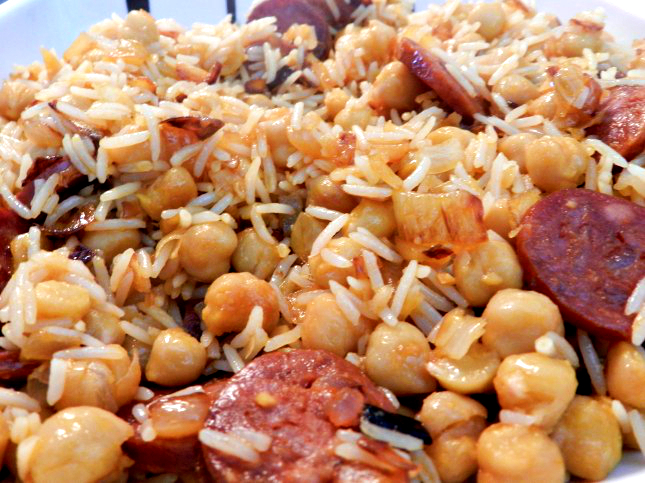 garbanzos-chorizo-arroz