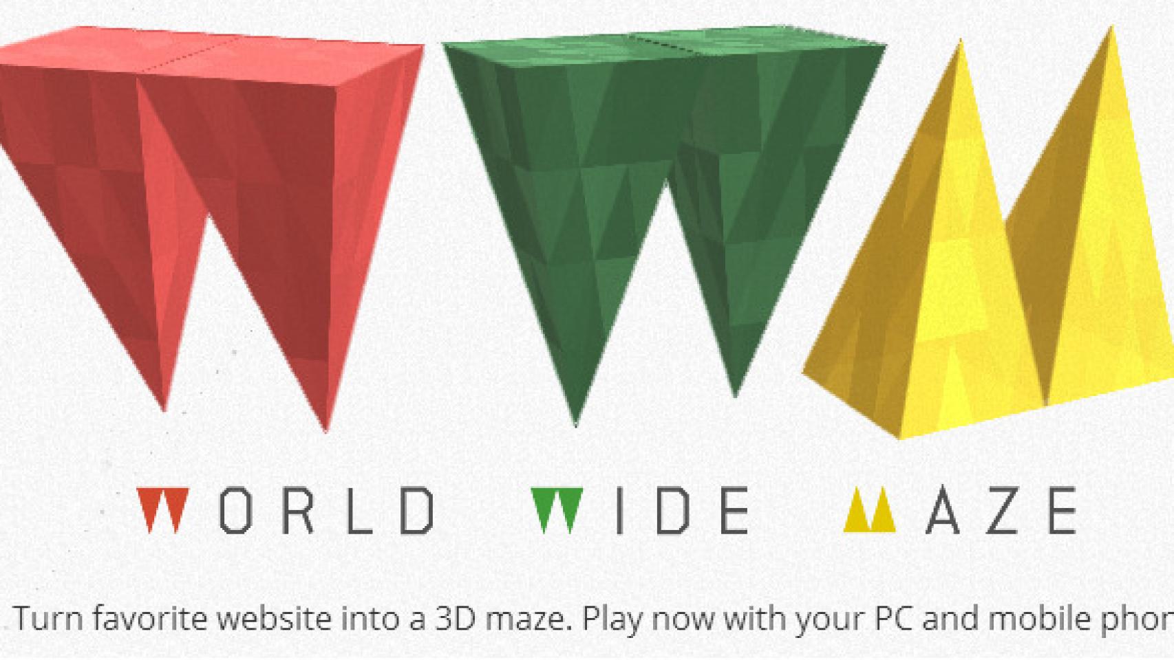 World Wide Maze: Nuevo experimento de Chrome que convierte la web en un divertido pinball