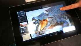 Fujitsu presenta la primera tablet con simulación de texturas