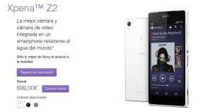 Sony Xperia Z2 ya disponible para comprar en España