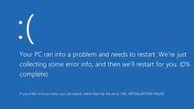 El problema de Windows muestra un pantallazo azul