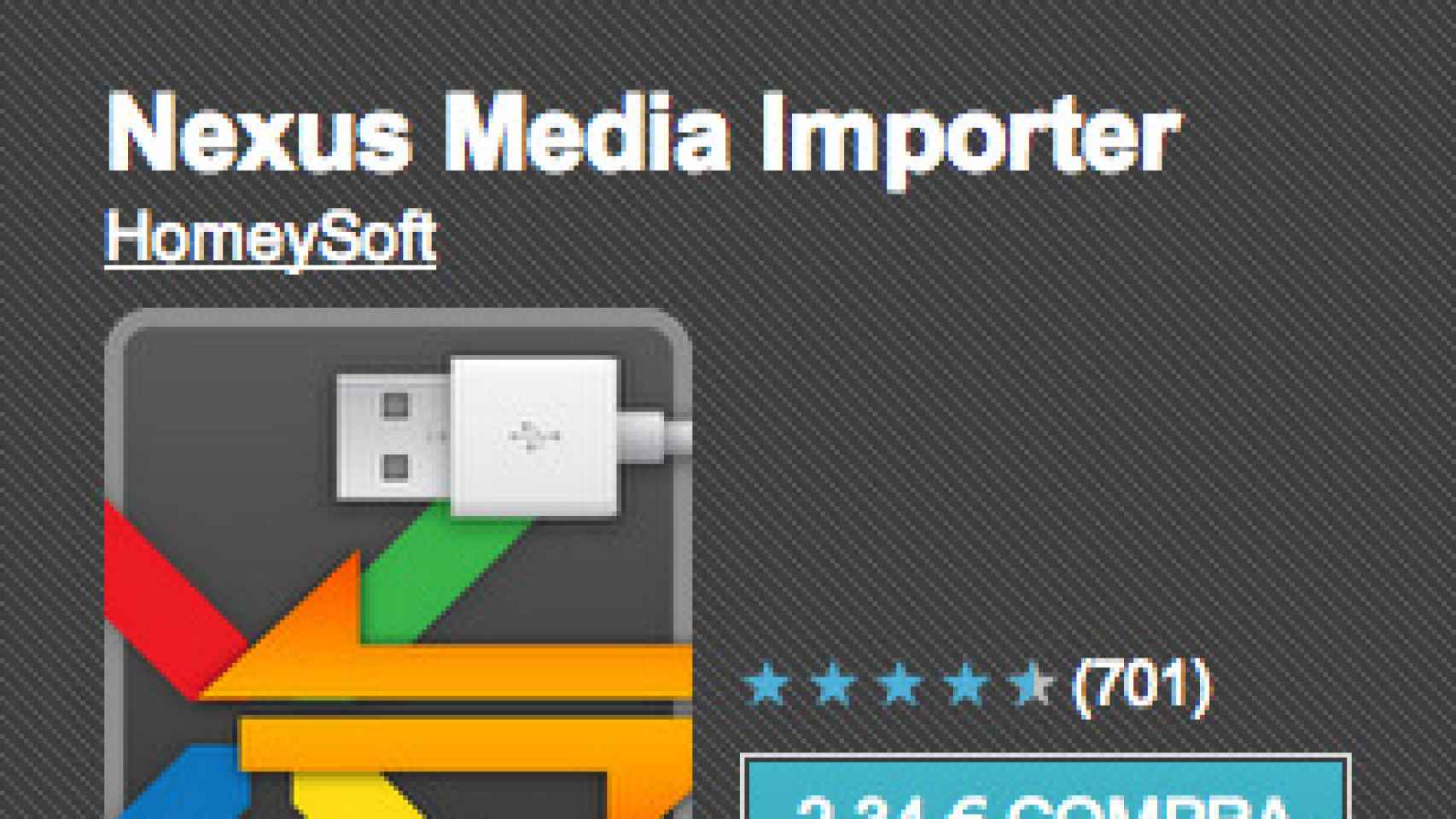 Importa archivos multimedia desde un USB a tu Nexus 7 con Nexus Media Importer