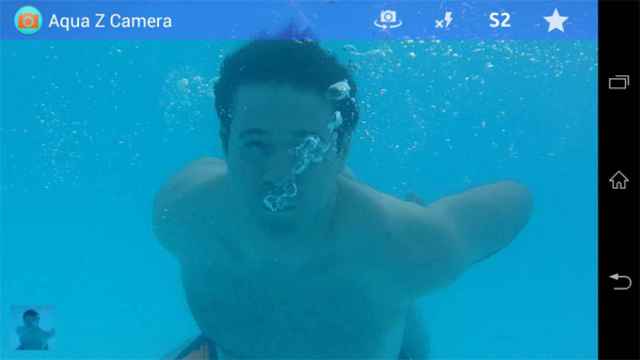 Haz fotos bajo el agua con Aqua Z Camera