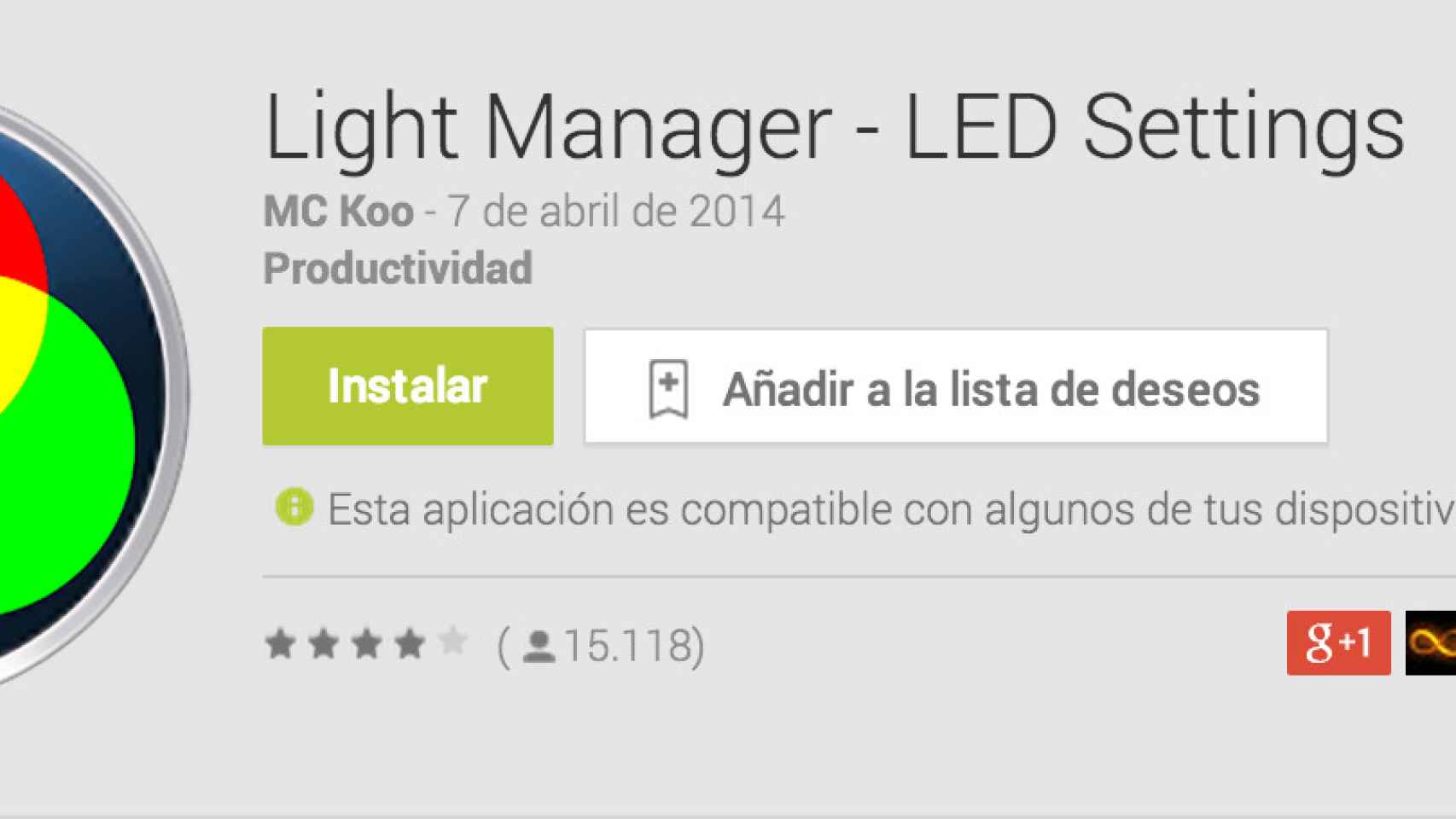 Light Manager, la mejor aplicación para controlar tus LEDs de notificaciones