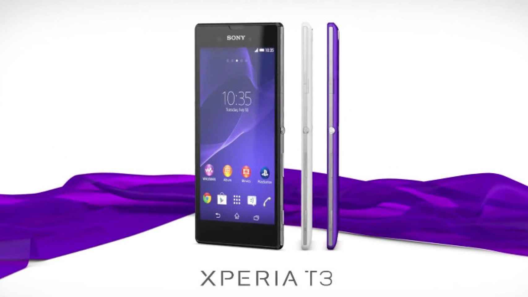 Sony Xperia T3: el smartphone de 5.3 pulgadas más delgado del mercado