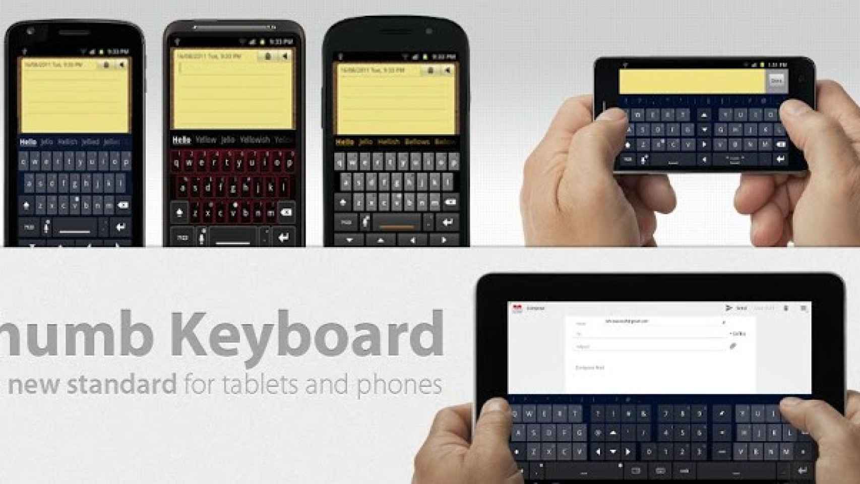 Thumb Keyboard para smartphone o Tablet Gratis sólo hoy en amazon Appstore