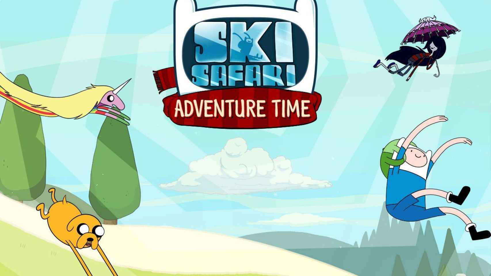 Ski Safari: Adventure Time, el nuevo juego de Cartoon Network y Hora de Aventuras para tu Android
