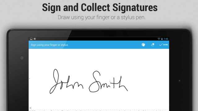 Firma a mano tus documentos desde tu android con EasySign