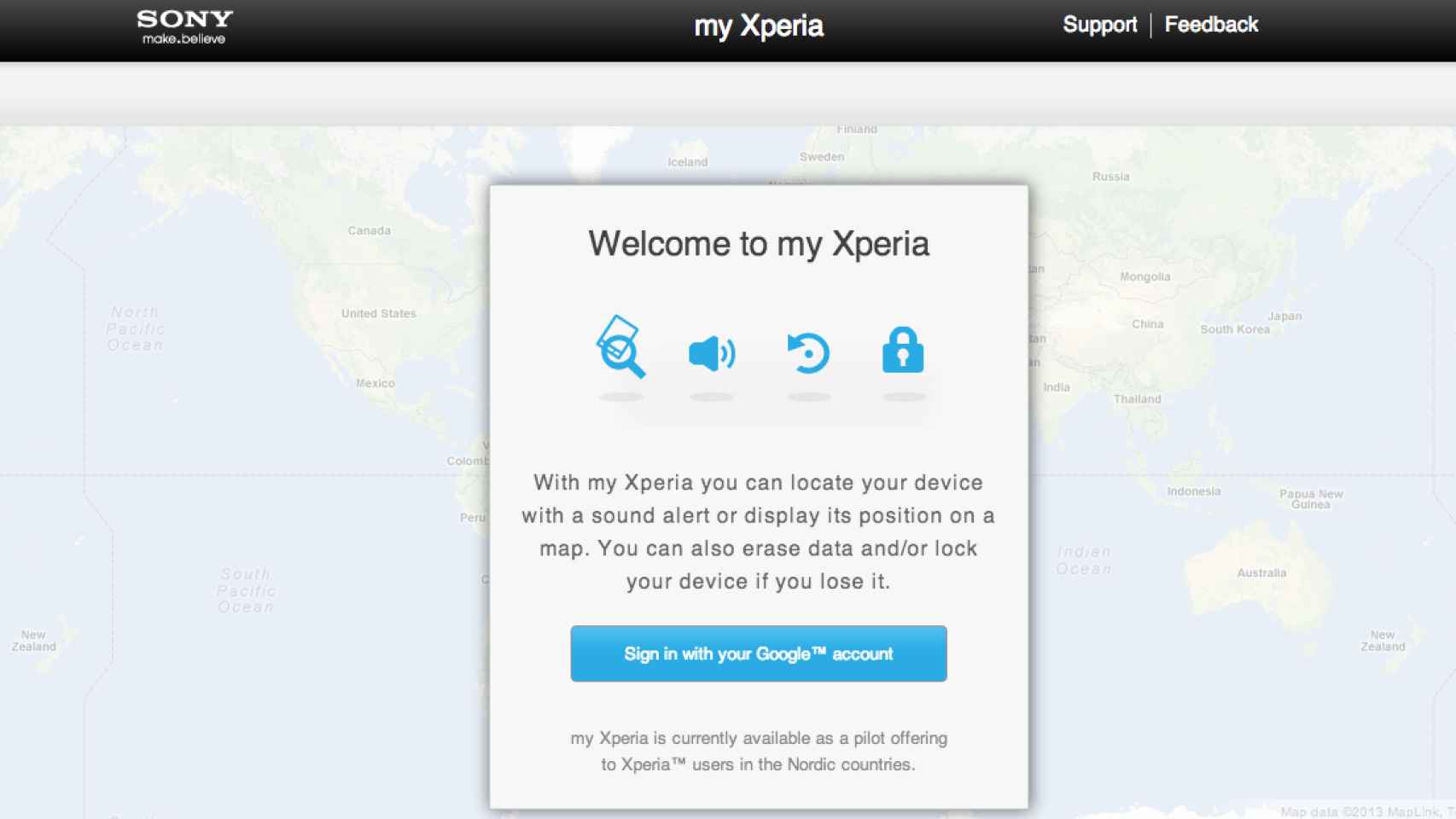 Sony lanza «my Xperia»: localiza y protege tu teléfono