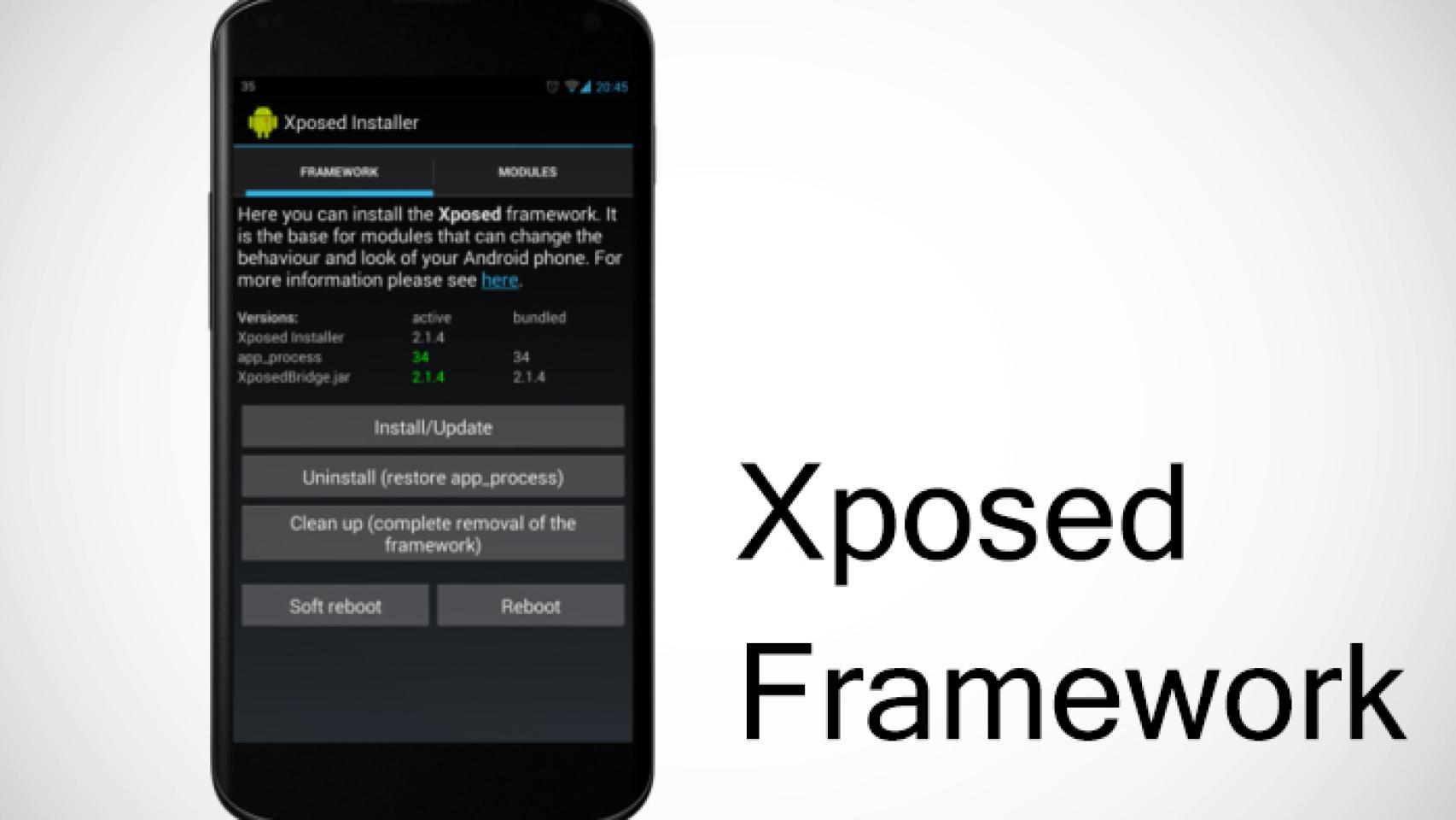 Xposed Framework llegará antes a Android L que a KitKat/ART