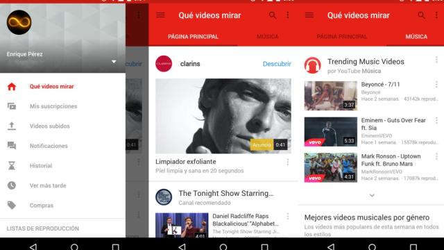 Descarga e instala Youtube 6.0 con Material Design y filtros de búsqueda [APK]