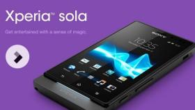 Nuevo Sony Xperia Sola con Floating Touch.