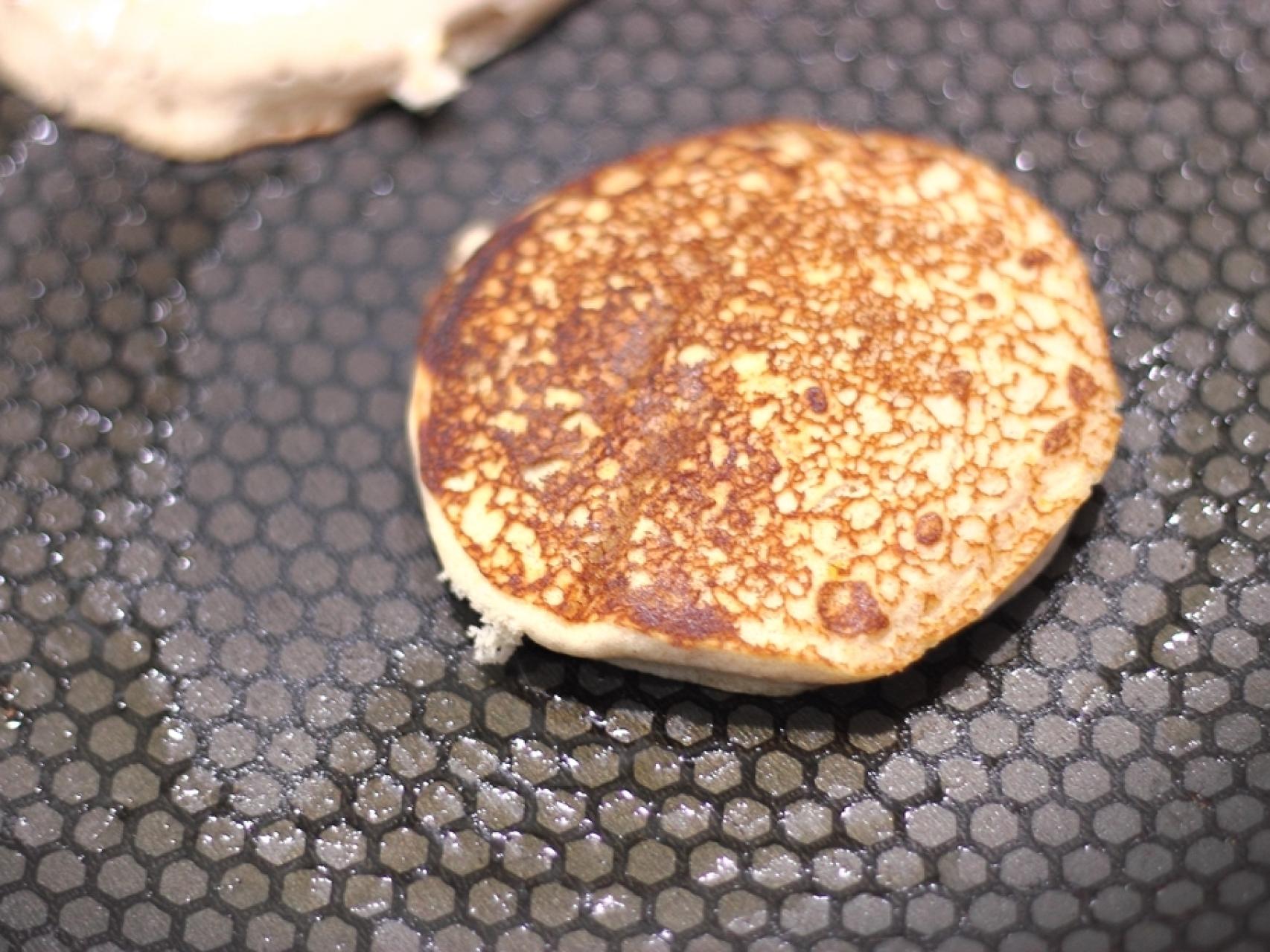 Tortitas de trigo sarraceno y mandarina sin gluten y sin huevo