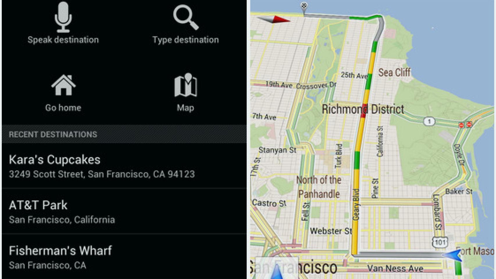 Google Maps se actualiza con mejoras en los mapas y nueva interfaz para Navigation