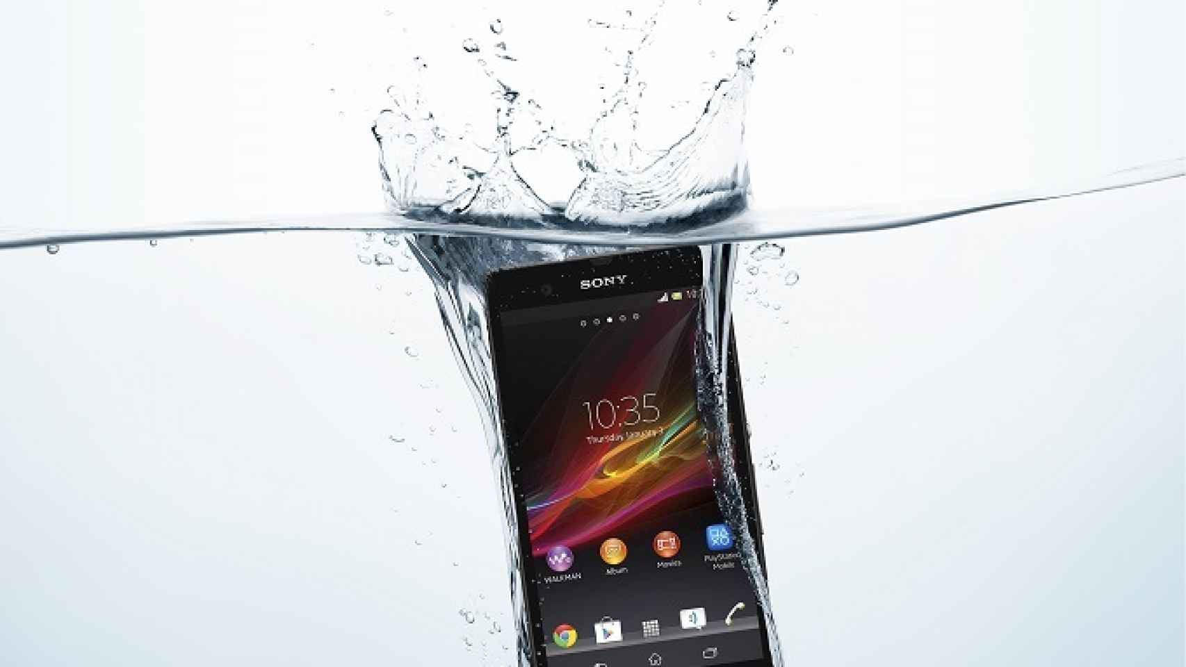 Bosque Seguir puenting Cómo funciona la resistencia al agua del Sony Xperia Z