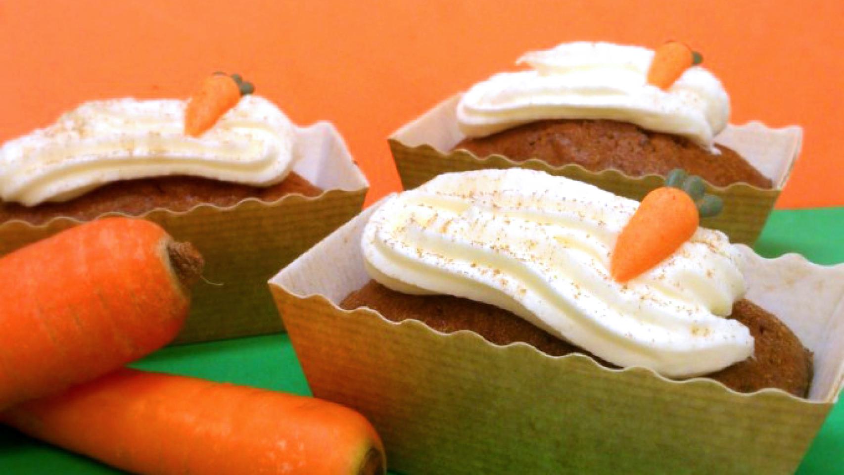Mini carrot cakes y cupcakes