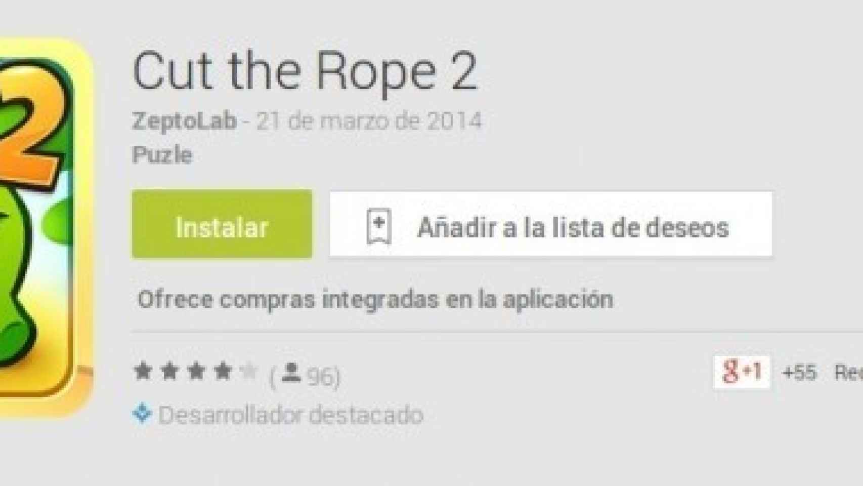 Cut the Rope 2 por fin llega a Android [APK]