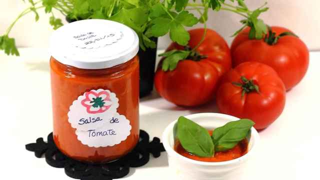 Salsa de tomate rápida en microondas