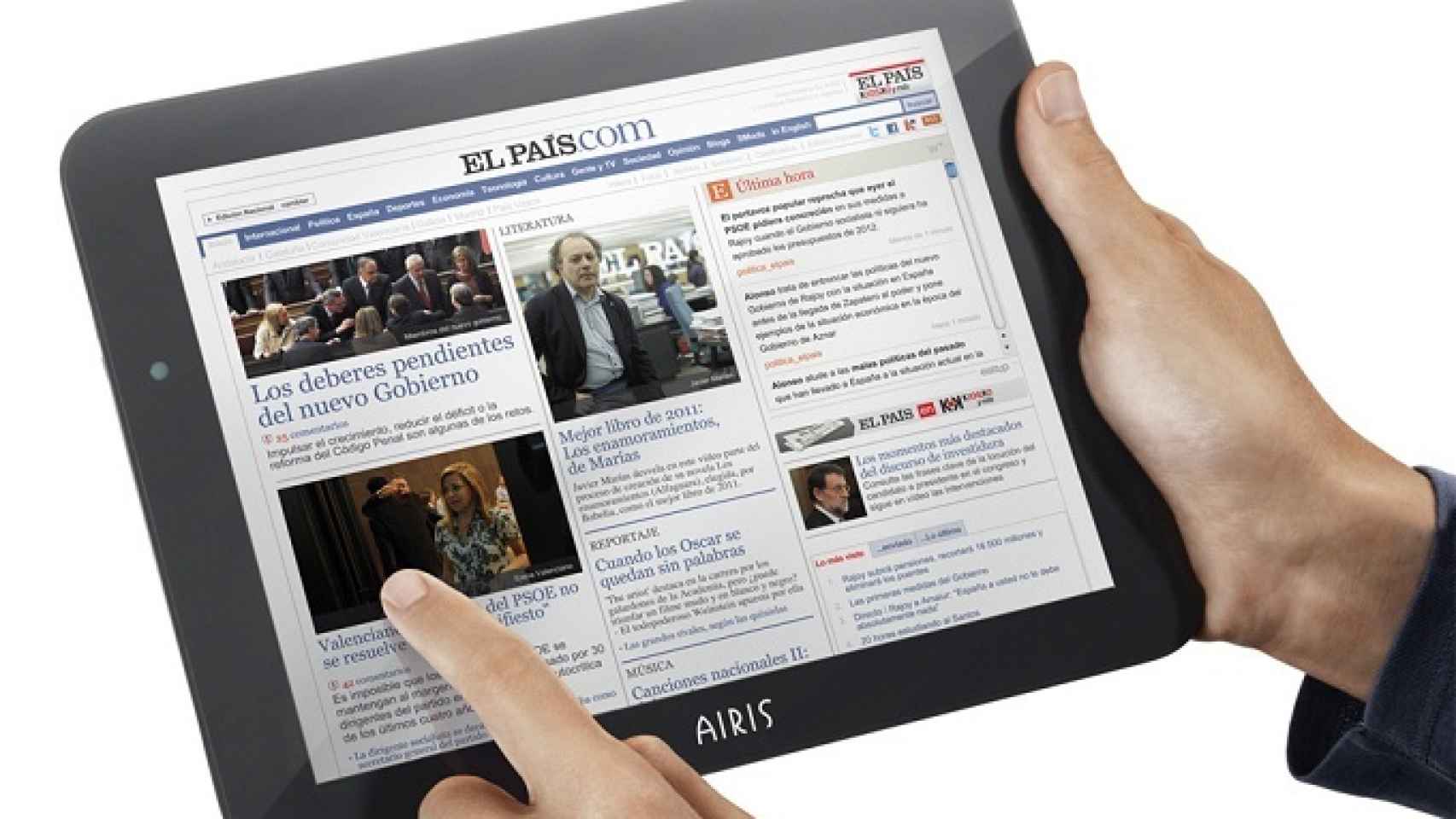 La tablet Android de Airis con «El País», ¿merece la pena?