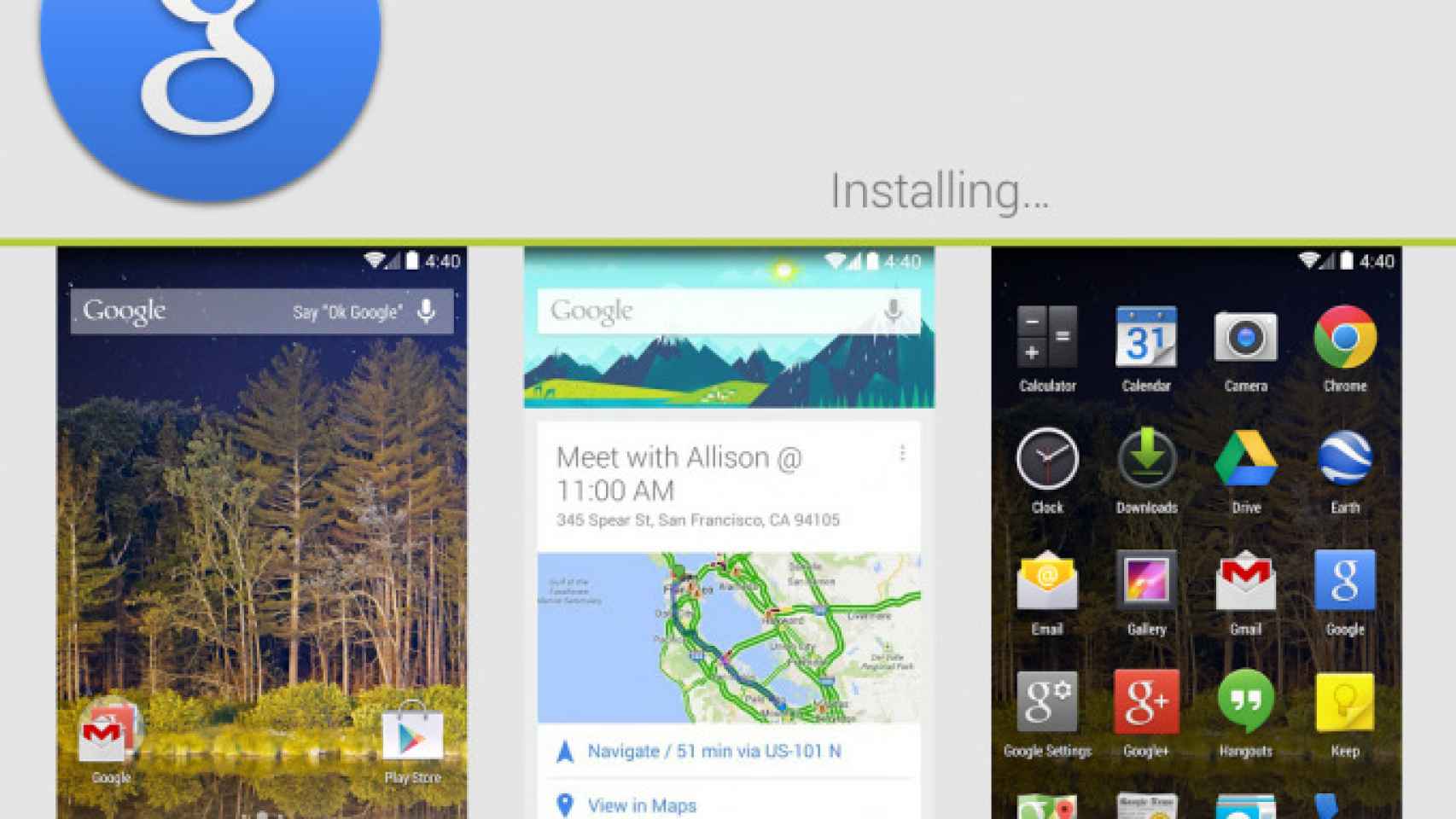Google Now Launcher ya disponible en Google Play