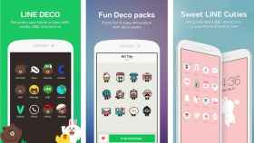 LINE Deco para Android, personaliza tus escritorios con más de 3000 packs de iconos y fondos