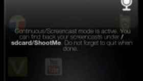 Graba screencast en tu Android con ShootMe