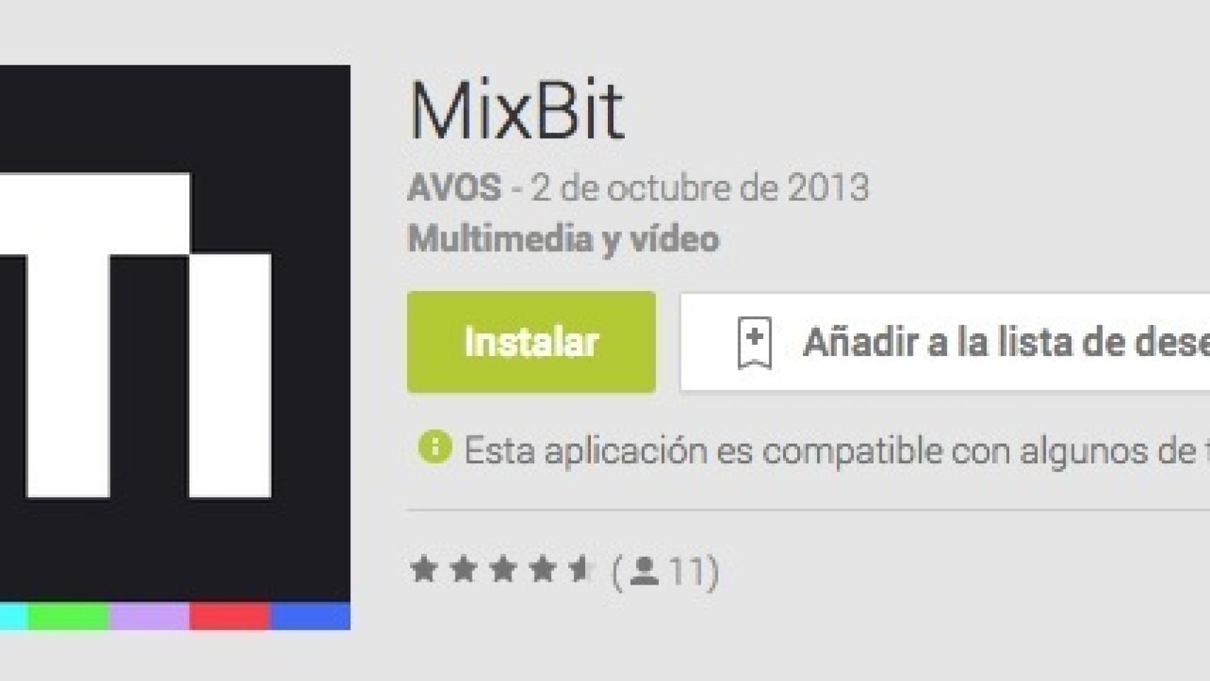 Mixbit para Android. La app de creación de vídeos colaborativos de los fundadores de Youtube