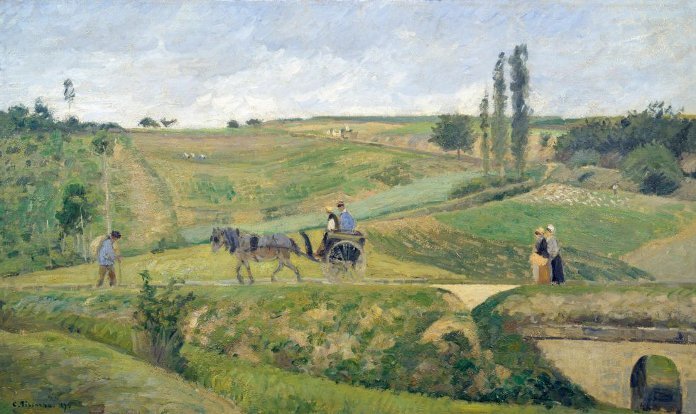 <em>En el camino de Ennery</em>, 1874. Museo d'Orsay, París