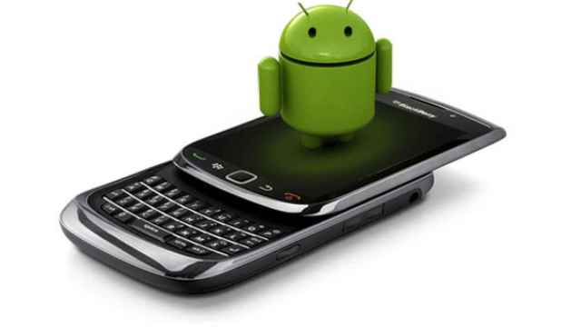 Android se aproxima tímidamente al mercado de las Blackberry